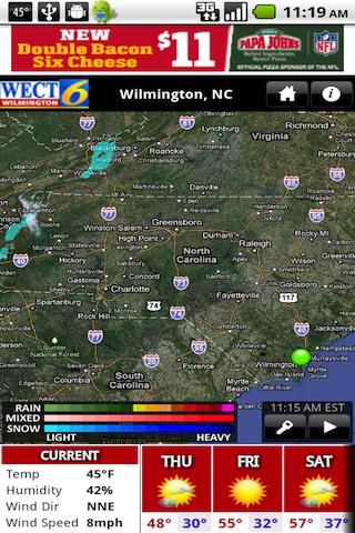 WECTweather Android Weather