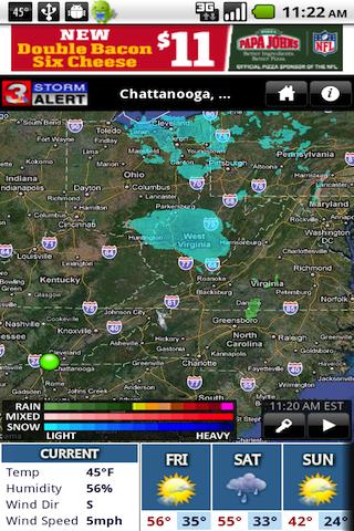 WRCB Radar Android Weather
