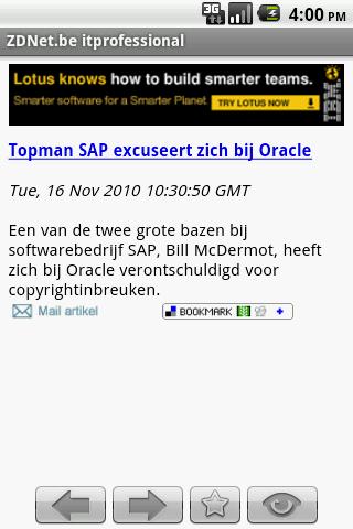 ZDNet.be News Reader Android News & Weather