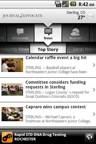 Journal-Advocate Android News & Weather