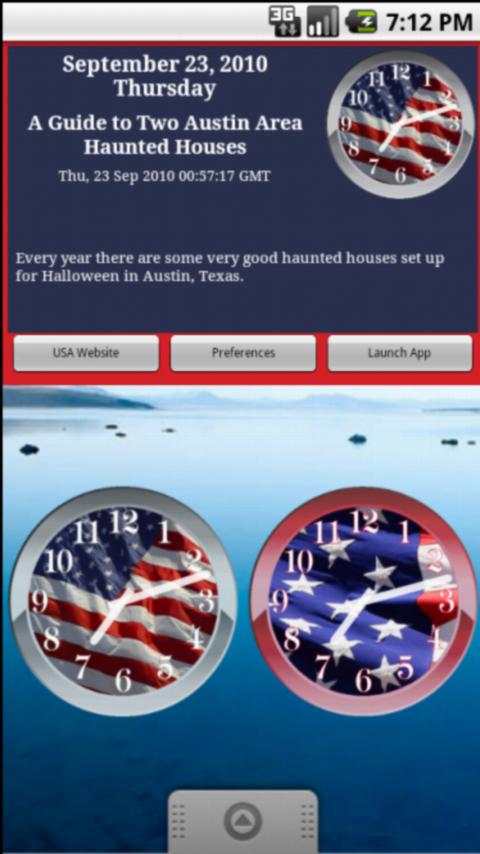 USA Clocks & News Android News & Weather