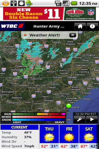 WTOC radar Android Weather