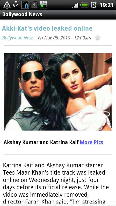 Bollywood News Android News & Weather
