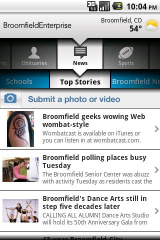 Broomfield Enterprise Android News & Weather