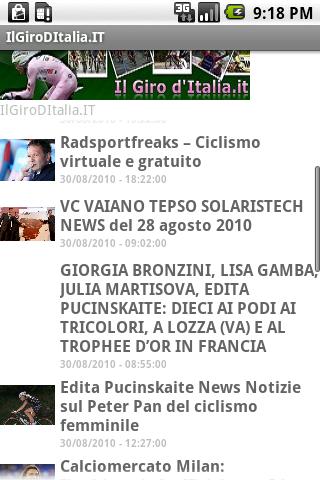 IlGirodItalia.IT for Android Android News & Weather