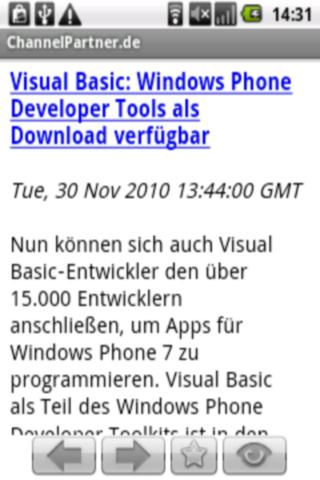 Channelpartner.de News Reader Android News & Weather