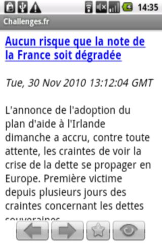 Challenges.fr News Reader Android News & Weather