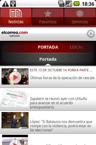 El Correo de Vizcaya Android News & Weather