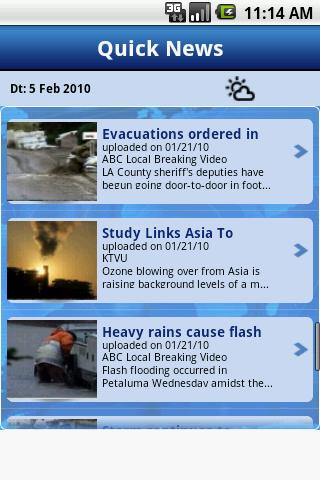 Quick News For Environment Android News & Weather