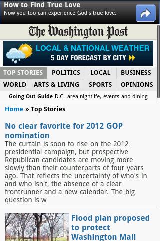 Washington Post Android News & Weather