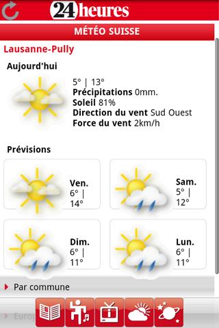 24 Heures Android News & Weather