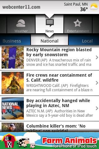 Webcenter11 Mobile Local News Android News & Weather