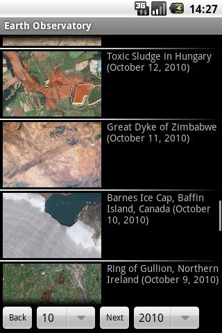 Earth Observatory Android Weather