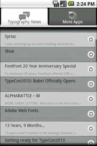 Typography & Font News Android News & Weather