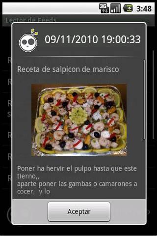 Lector de Feeds Android News & Weather