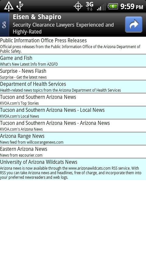 Arizona News Android News & Weather
