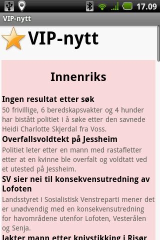 VIP-nytt Android News & Magazines