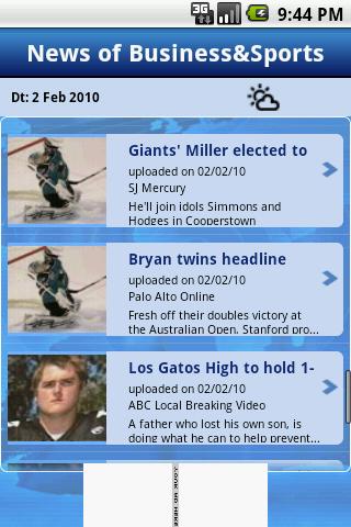 News Business and Sports Android News & Weather