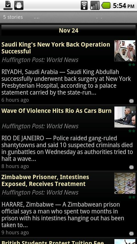 Huffington Post Android News & Weather