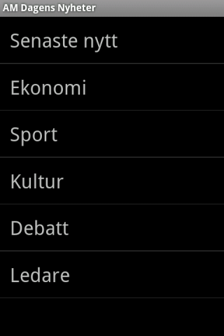 AM Dagens Nyheter Android News & Weather