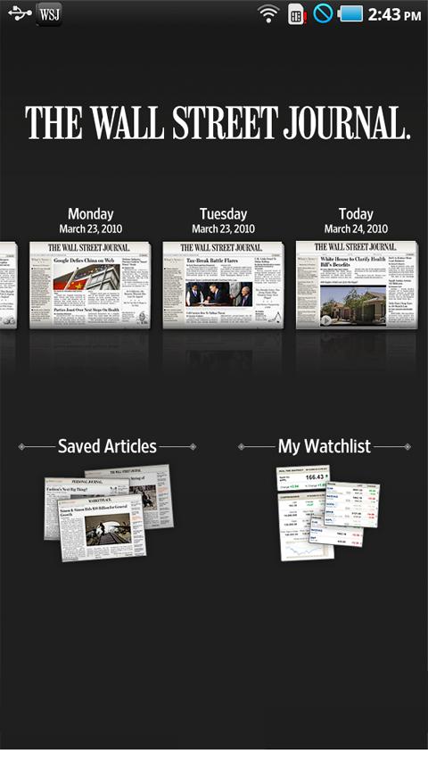 The Wall Street Journal. Android News & Weather