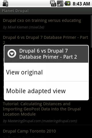 Planet Drupal Android News & Weather