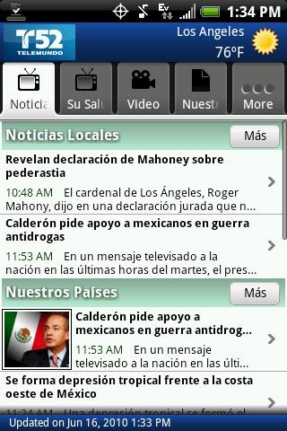 Telemundo52 Los Angeles Android News & Weather