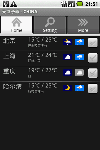 China  Weather Information Android News & Weather