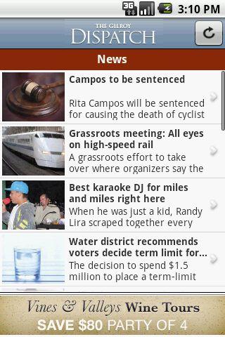 Gilroy Dispatch Android News & Weather