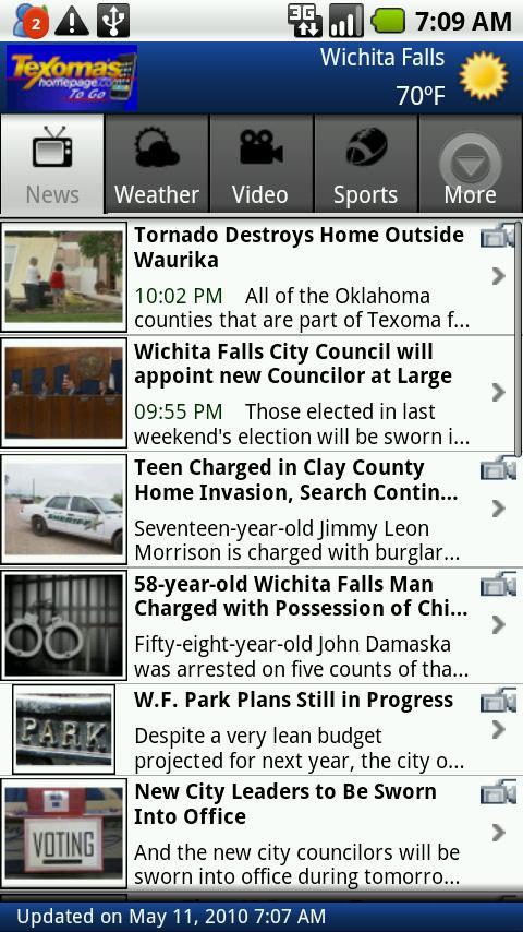 PA Home Page Android News & Weather
