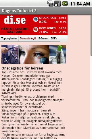 Dagens Industri 2 Android News & Magazines