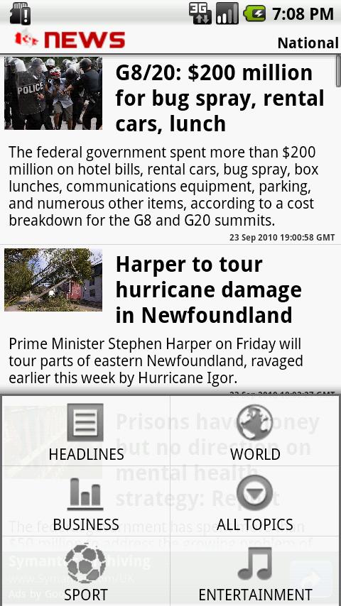 Canada News Android News & Weather