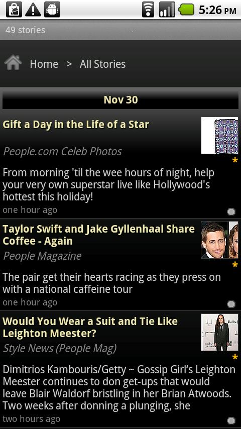 People Magazine Android News & Weather