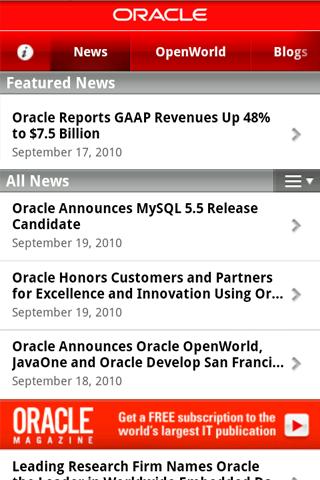 Oracle Now Android News & Magazines