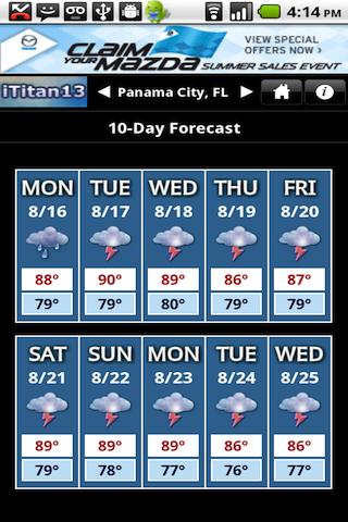 iTitan Android Weather