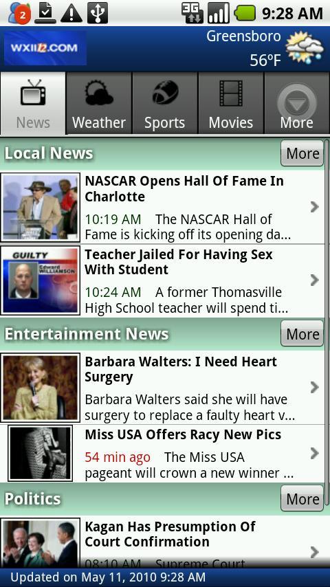 WXII 12 Android News & Weather
