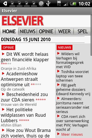 Elsevier.nl Android News & Weather