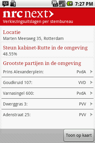 NRC stembureaus Android News & Weather