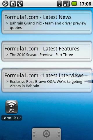 Formula 1 News Android News & Weather