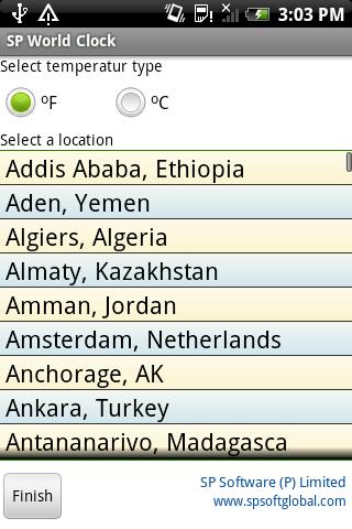 SP World Clock Android News & Weather