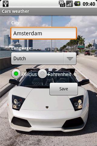 Weather forecast cars Android News & Weather