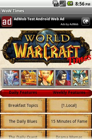 World of Warcraft Times Android News & Weather