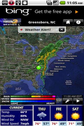 WFMY Radar Android Weather
