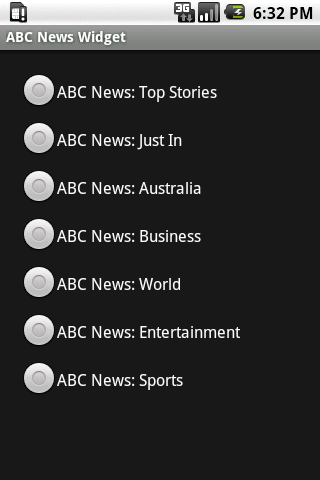 ABC Australia News Widget Android News & Weather