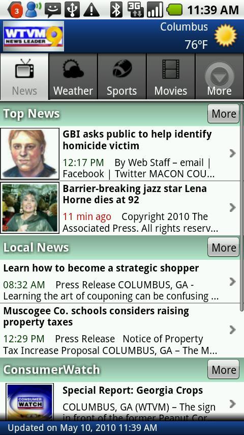 WTVM.com, News Leader 9 Android News & Weather