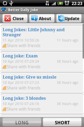 Joke: Better Daily Joke Android News & Weather