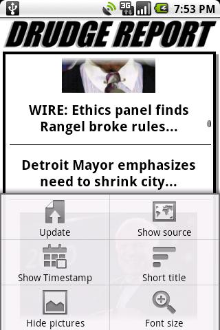 Drudge Report (1.2) Android News & Weather