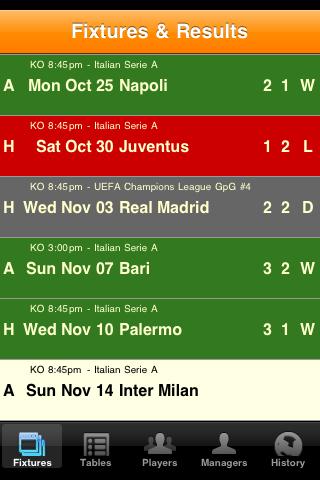 Milan Soccer Diary Android Sports