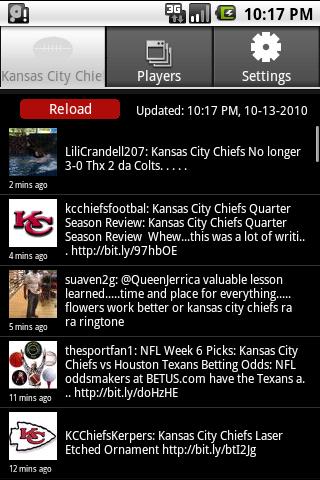 Kansas City Chiefs Tweets Android Sports