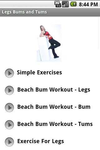 Legs Bums & Tums Workouts Android Sports